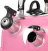 MAGICLULU Whistling Kettle, Mini Tea Kettle for Stovetop, Spherical Stainless Steel Teapot with Sound Pot