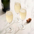 True Cuvée Crystal Champagne Flutes Set of 4, Stemmed Glasses for Sparkling Wine & Mimosas, 7oz