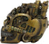 Ebros Gift Mad Max Steampunk Cyborg Robotic Skull Decorative Box, Jewelry Trinket Storage or Makeup Brush Holder