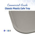 Carlisle FoodService Products CT121623 Café Standard Tray, 12" x 16", Gray
