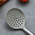 Non-stick Silicone Strainer Skimmer, Berglander Kitchen Cooking Tool, Easy to Clean, Dishwasher Safe