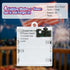 cshare 4th 16.4ft 50LED 4th Red White and Blue Fairy Lights Battery Operated, of July Lights with Timer for of July