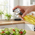 5 Set Set Jucoan PCS Oil Vinegar Dispenser Bottles with Caddy Stand, Tabletop Glass Salt Pepper Shaker Olive Oil