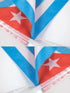 ZXvZYT Cuba Cuban Flag Banner String, Mini Cuba Pennant Flags for Grand Opening, National Sports Events, Party