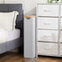 Fiona's magic Slim Laundry Hamper with Lid - 63L Narrow Laundry Basket with Removable Bag, Grey Collapsible