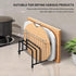 Cutting Board Organizers with 1.0 and 0.6 Inch Wide Slots, Racks for Storage, Bakeware Organizers for Cabinets