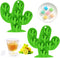 Fewo 2Pcs Mini Cactus Ice Cube Tray - Cacti Silicone Molds Set for Chocolate, Candy, Cake, Baking