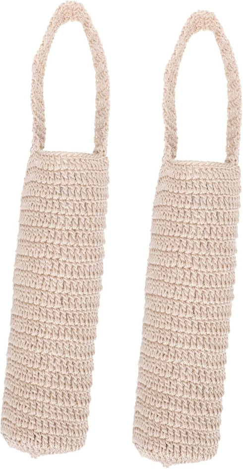 INOOMP 2pcs Woven Water Cup Cover - Portable Bottle Sleeve Holder Bag for Water Bottles