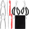 suoundey Seafood Cracker Tool Set With Lobster Sheller Stainless Steel Crab Crackers Crab