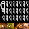 SelfTek 120 Pcs Christmas Light Clips & Hooks, Gutter Clips for Hanging Outdoor Holiday Lights