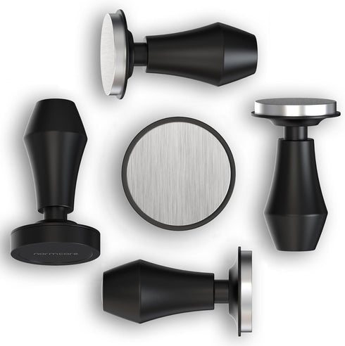 Normcore Coffee Tamper 57mm, Spring-loaded V4 Barista Espresso Tamper with 15lb / 25lb / 30lbs Springs, Anodized Handle