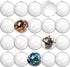 Kingrol 20 Pack 4-Inch Clear Plastic Fillable Ornaments Ball for Christmas, Wedding, Party, Home Decor