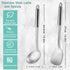 Pleafind 2-Pcs Ladle and Spatula, Soup Ladle and Spatulas, Stainless Steel Spatula and Spoon Sets, Cooking Utensils Set, Wok Spatula and Wok Ladle for Home and Restaurant, Dishwasher Safe
