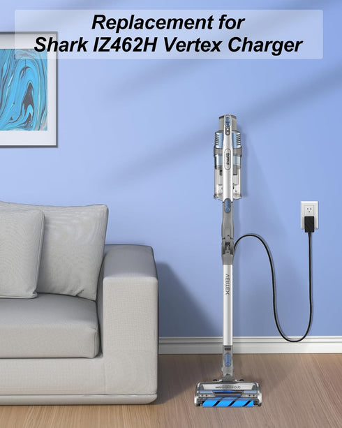 for Shark DK33-288080H-U Charger Compatible with Shark IZ462H IZ482H IZ483H IZ662H IZ682H 1Z440H 1Z441HBRN Vertex Ultra Lightweight Cordless Stick Vacuum