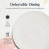 Portmeirion Sophie Conran White Mini Cake Stand, 6.5 Inch for Dessert Display