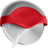 Kitchy Pizza Cutter Wheel Ergonomic Slicer with Protective Blade Cover (Red)
