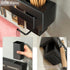 Kitchen Wall Mount Utensil Rack Organizer for Spoons, Knives, Forks, Chopsticks, Cookware Cutlery Holder, Silver