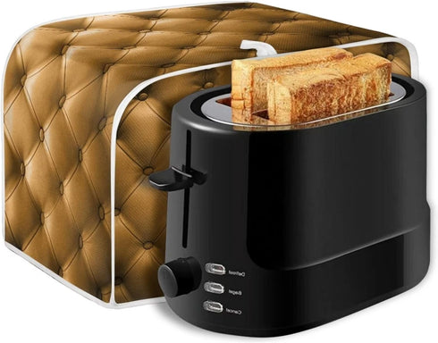 Cow Sunflower Print 4 Slice Toaster Covers, Dust Protection Bread Maker Covers, Washable Kitchen Accessories
