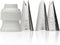 Ateco 382-4 Piece Leaf Decorating Tube Set, Stainless Steel Tips & Coupler