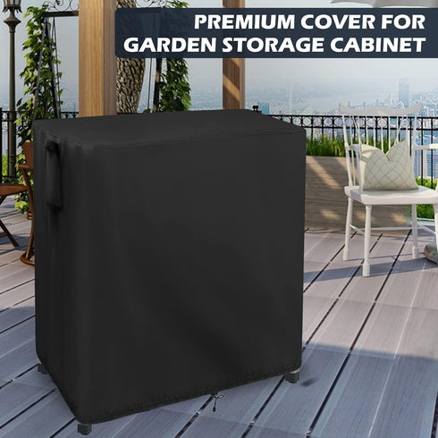 32"x19"x36", Potting Bench Cover, Waterproof Cover for Mederla Outdoor Storage Cabinet Protective Cover for Garden