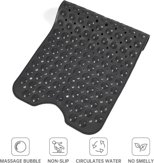 Tree Bud Bathtub Mats, Non-Slip Extra Long Shower Mat 39 x 16 Inch, Machine Washable for Kids