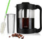 Cold Brew Coffee Maker and Iced Tea Brewer with Reusable Mesh Filter, Easy to Clean Pitcher for Coffee and Lemonade