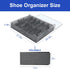 Surblue Under Bed Shoe Storage Organizer, Underbed Shoes Closet Storage Solution, Fits 12 Pairs