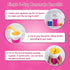 Slushie Maker Cup, DIY Magic Squeeze Cup for Juices, Milk, Ice Cream, Double Layers Silica Cup with Lid & Straw