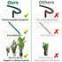 (4 Pack, 14x8Inch) Snake Plant Support Stake - Half Round Peony Stake and Support, Heavy Duty Hydrangea Support Cage