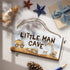 YZEXEZY 6"x12" Construction Boy Room Decor-Little Man Cave Sign Construction Wall Decor Hanging Plaque for Toddler