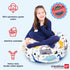 38 3-14, Creative QT Stuff n Sit Extra Large Bean Bag Storage Cover for Stuffed Animals & Toys, Giant Beanbag Chair