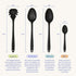 GIR Premium Perforated Spoon, Non-Stick Heat Resistant Silicone Straining Spoon, 13 IN, Navy (GIRSNH381NVY)