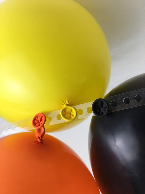 Latex Balloons 60 Pack 12 inches in Black, Yellow, Orange for Birthday, Wedding, Baby Shower, Party Decoration