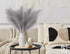 ZIFTY 7-Pcs Faux Pampas Grass, 38"/3.1FT Large Tall Fluffy Artificial Flower for Vase Filler Home Decor (Grey)