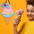 2 Summer Summer Pieces Ice Cream Sandbeach Hanging Sign Happy Wood Sign Sweet Wood Ornaments Welcome decor Door Hanging