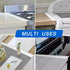 Silicone Stove Counter Gap Cover (2 Pack), Heat Resistant Kitchen Stove Gap Filler, Seals Spills Between Counters