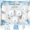 Ctosree 31 Pieces Bear Baby Shower Diaper Game 1 Diaper Baby Shower
