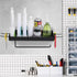 Tongyuyan 2 Garage Paper Towel Holder with Shelf & Detachable Hooks - Wall Mount Shop Towel Holder & Paper Towel Holder