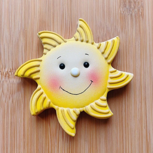 LILIAO Summer Beach Cookie Cutter Set - 6 Piece - Stainless Steel Sun, Flamingo Float, Popsicle, Heart Sunglasses,