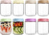 SHOWIN Overnight Oats Containers with Lids, 16oz Glass Jars with Lids 8