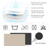 Coffee Maker Mat for Countertops - 19"x12" Rubber Backed Table Mat Under Appliance, Kitchen Counter Coffee Dish Drying