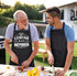 This Legend Has Retired Apron, Funny BBQ Apron with 2 Pockets, Waterproof Dad Cooking Apron for Grilling