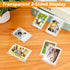 12 Packs Magnetic Picture Frame for Photos, Clear Acrylic Polaroid Frames 2.36 x 3.54 Inch
