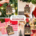 2025 Book Christmas Ornament - Wooden Books Ornaments for Christmas Tree - Book Lovers Gifts for Readers, Women, Men