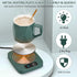 Electric Coffee Warmer with Ceramic Mug, 131? Temperature Control, Smart Coffee Cup Warmer for Desk Home Office