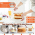 6 Inch Round Baking Mats, Food Grade Silicone for 6 Inch Cake Pan/Tortilla Maker, Non-Stick Reusable (Round 5.5"