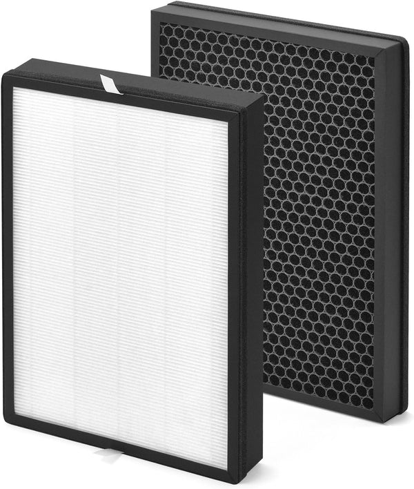 AP-528 Filter Pack of 2 Compatible with Air Choice AP-528 Air Cleaner Purifier, 3-in-1 Composite True HEPA