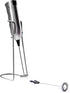 Ozeri Deluxe Milk Frother with 12 oz Frothing Pitcher in Stainless Steel and Extra Whisk Attachment