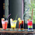 Hiware 12-Pack Rainbow Metal Straws, Reusable Stainless Steel Drinking Straws with Case