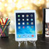 HESTYA 6 Pack 7 Inch Acrylic Easel Stand, Display Stand, Plate Holder for Display, Photo Holder Picture Frame